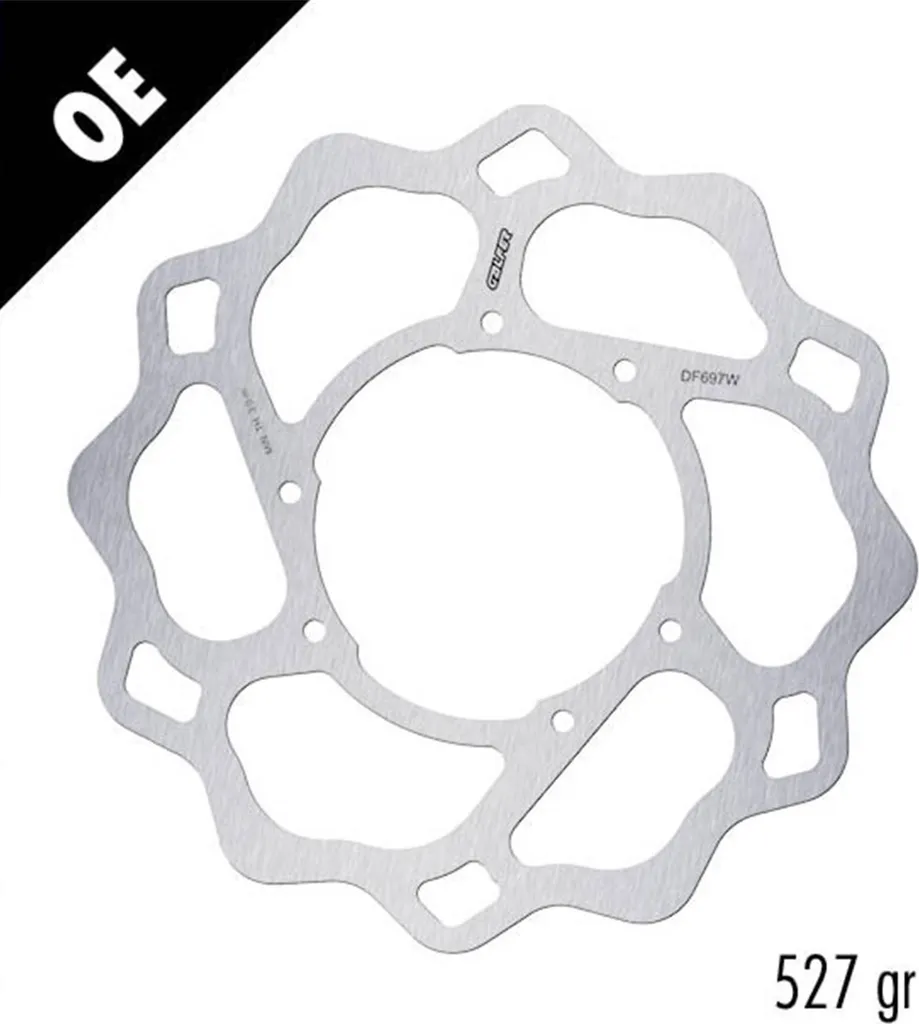 Disque de frein Galfer DF697W WAVE rigide avant 260x3,5mm pour moto