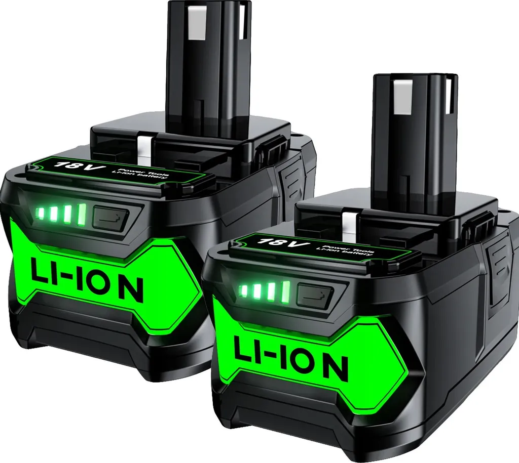 Batterie de Rechange pour Ryobi 18V 9.0Ah Li-ion Pack Double Puissant