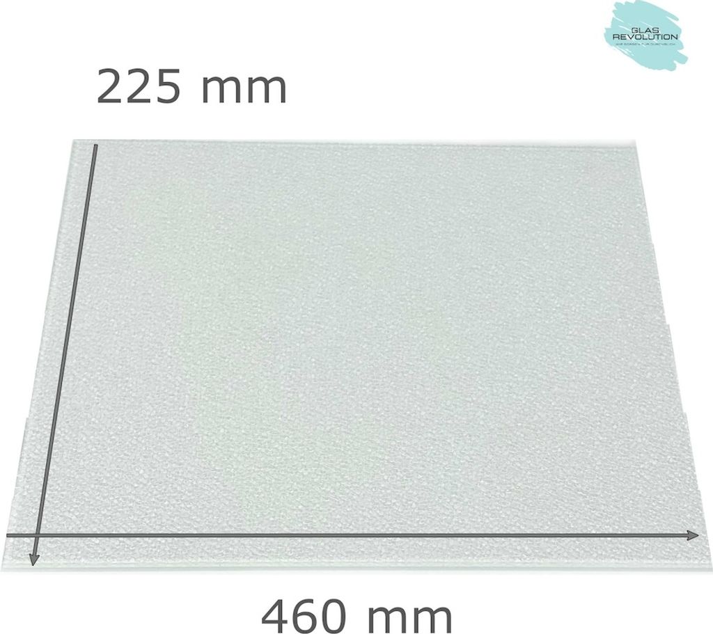 Kühlschrank Einlegeboden - Ornament504 - 4 mm - eckige Ecken - 460 mm x 225 mm - (116,62 EUR / qm - Mindestbfl. 0,25 qm - Kantenb 5,35 EUR / lfm.)
