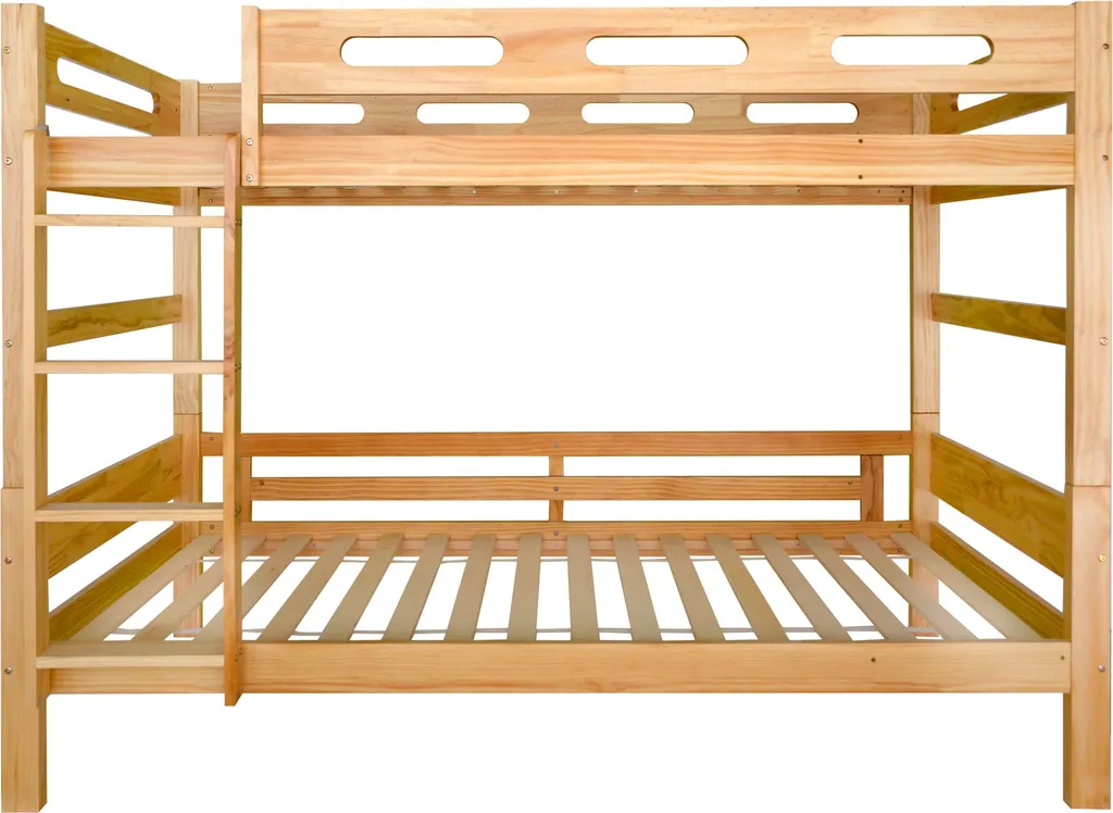 Lit Superposé en Bois avec Tiroirs 90x200 cm Structure Séparable - 8
