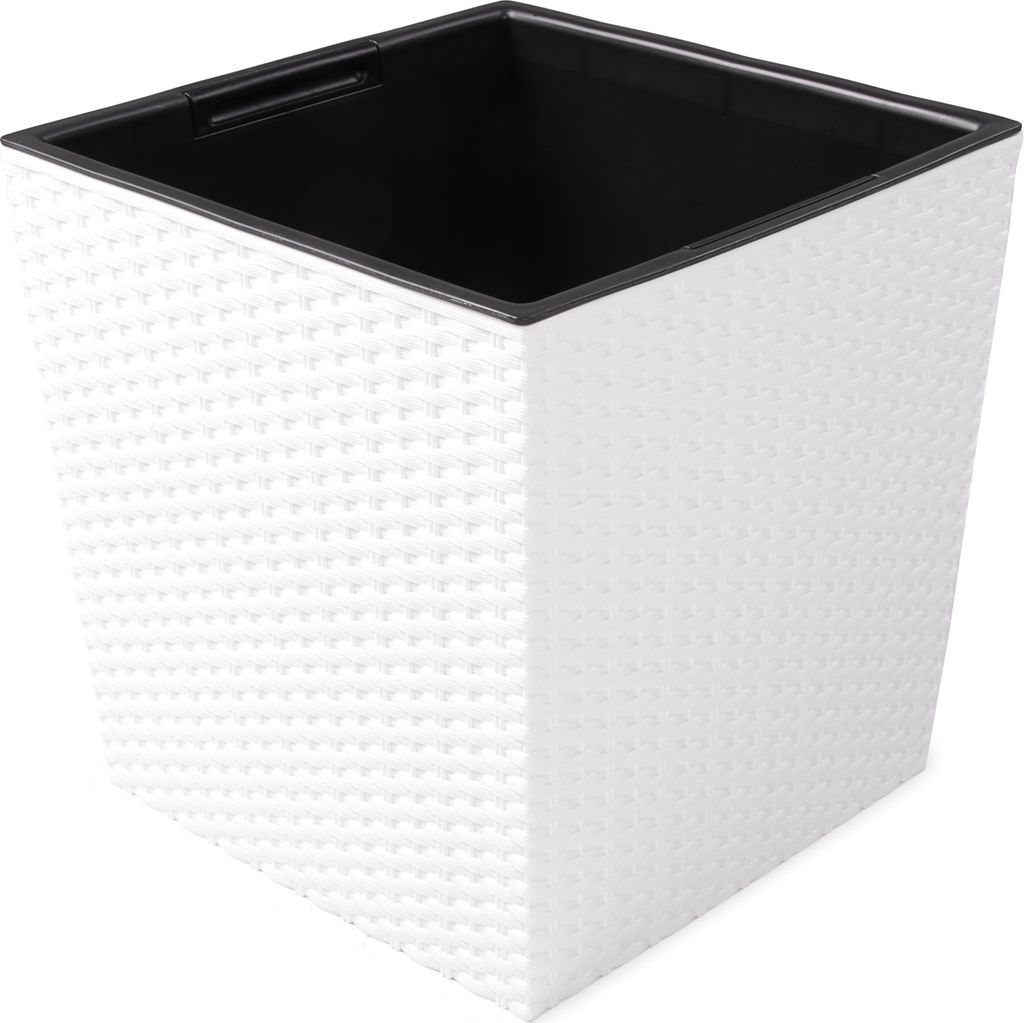 Blumentopf + Einsatz Blumenkübel Rattan RATO LOW DRTS325L Produktbild 6