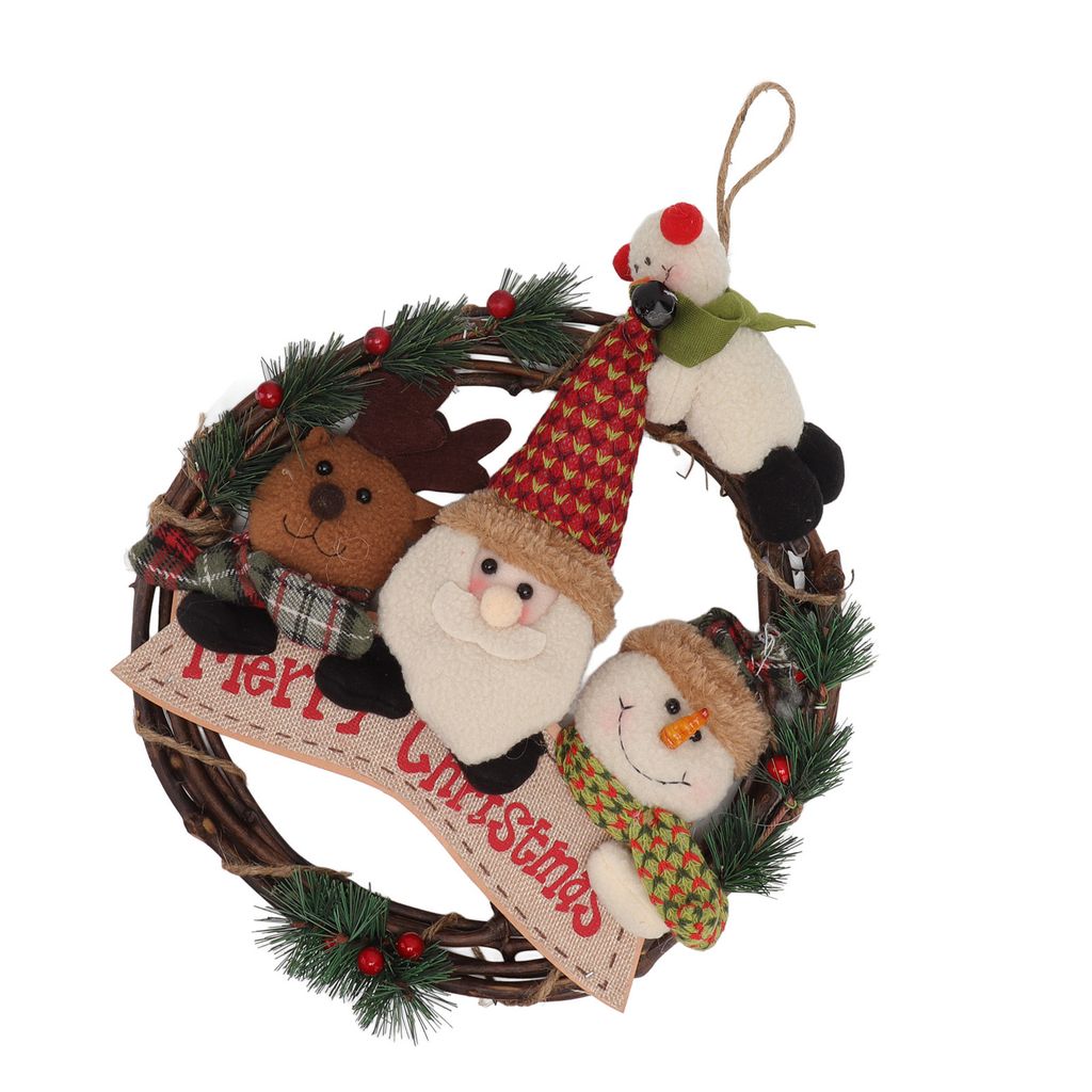 Weihnachten Kranz,Weinrebe Kranz,Rebenzweig Kranz,Weihnachten Reben Kranz,Weihnachten Tür Kranz,Weihnachten Rattan Kranz