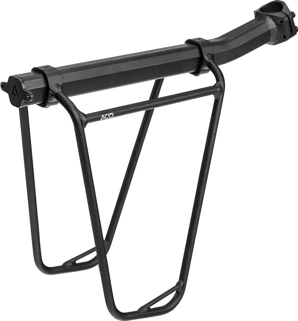Porte-bagages arrière Acid Beam Side Rail en aluminium argenté robuste