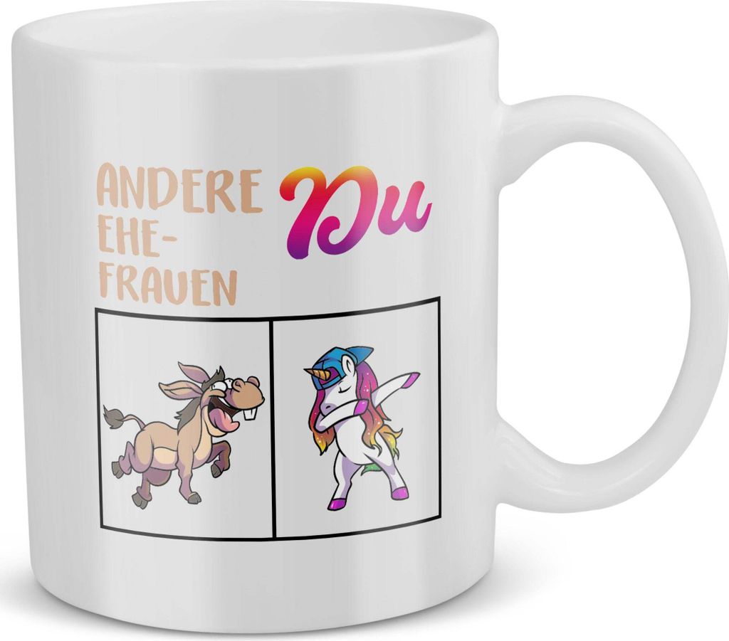 22Feels Ehefrau Geschenk Erster Hochzeitstag Kaffeetasse Frauen Tasse Ehepartnerin Liebe Paar Hochzeitsjubiläum Geschenkidee Valentinstag Geburtst...
