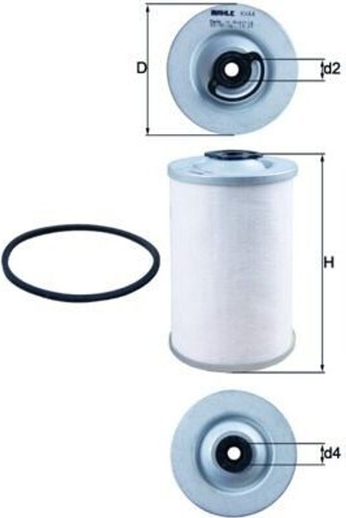 Kraftstofffilter MAHLE KX 44D passend für MERCEDES-BENZ HPN (LongNose) für MAN R für STEYR 1890-Serie für SETRA Series 200 für SCANIA L - series
