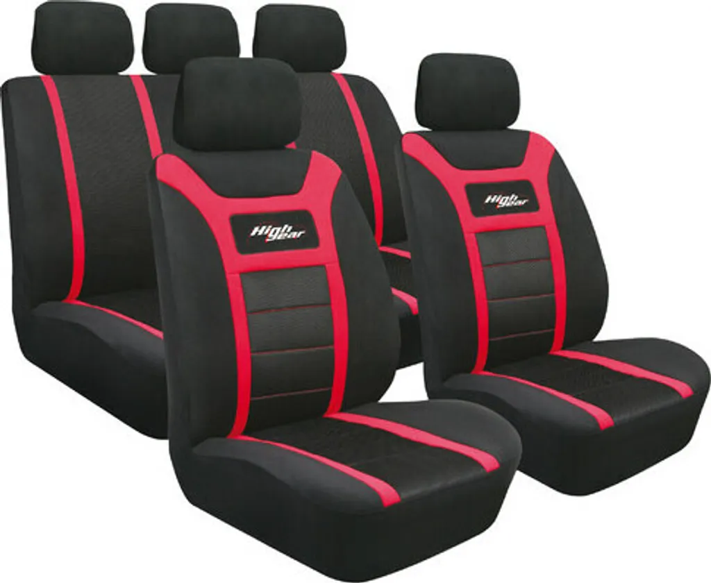 Occasione Set Coprisedili High-Gear Rosso: Trasforma i tuoi Interni
