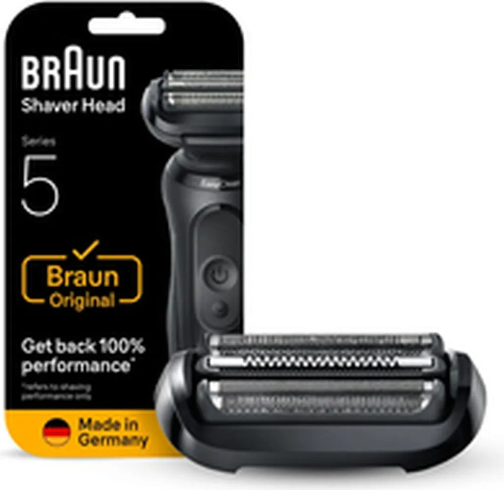 Tête Braun 54B Noire Haute Précision - Compatible Series 5 et Series 6