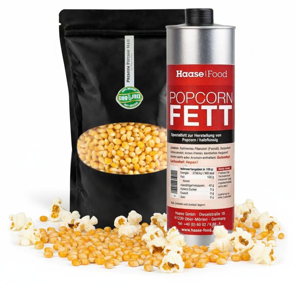 Hopser Funfood Popcorn Set – prémiová kukuřice na popcorn a Obrázek produktu 