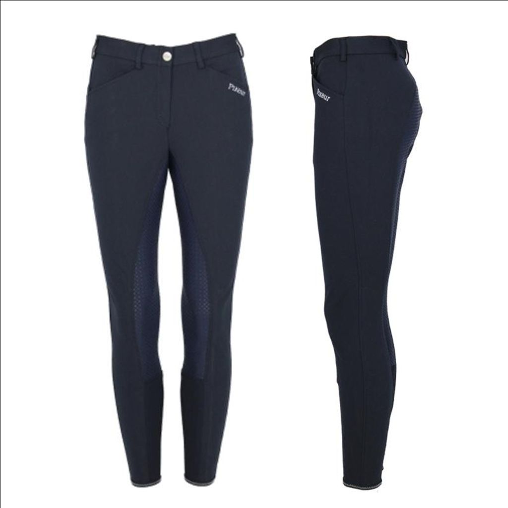 Pikeur Damenreithose " BAILA " mit Vollbesatz Grip, Gripreithose, Reithose Größe - 34 Farbe - darkshadow