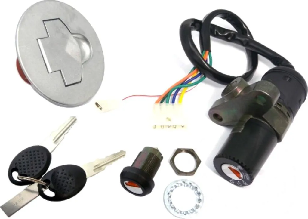 Serrure d'allumage JMP 3 parties pour Aprilia RS AF1 Replica 50 / 125