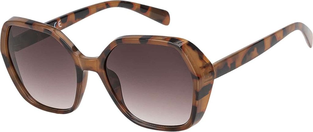 Damen Sonnenbrille Designer UVCE Protection Modern Urlaub Sommer Strand 30494 Leopard