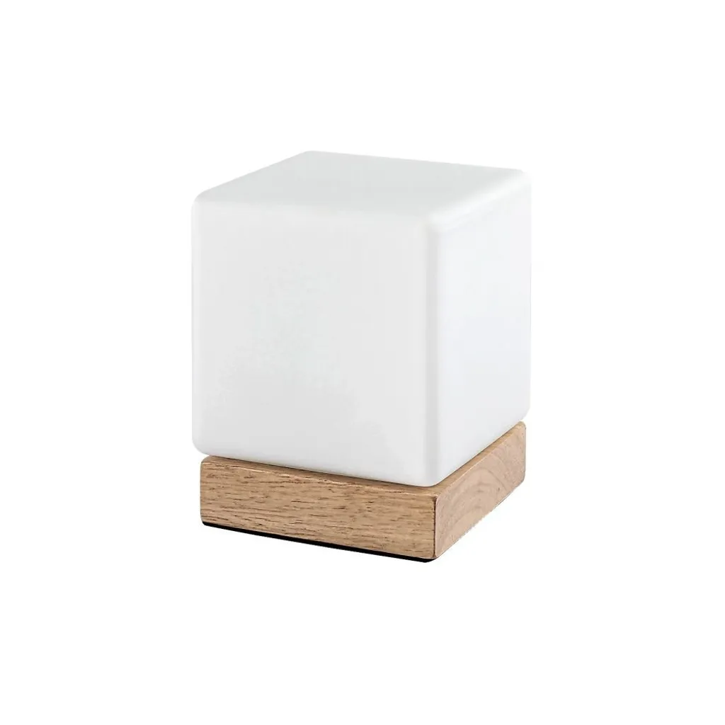 Lampe de chevet minimaliste en bois de hêtre avec LED intégrée Pirit