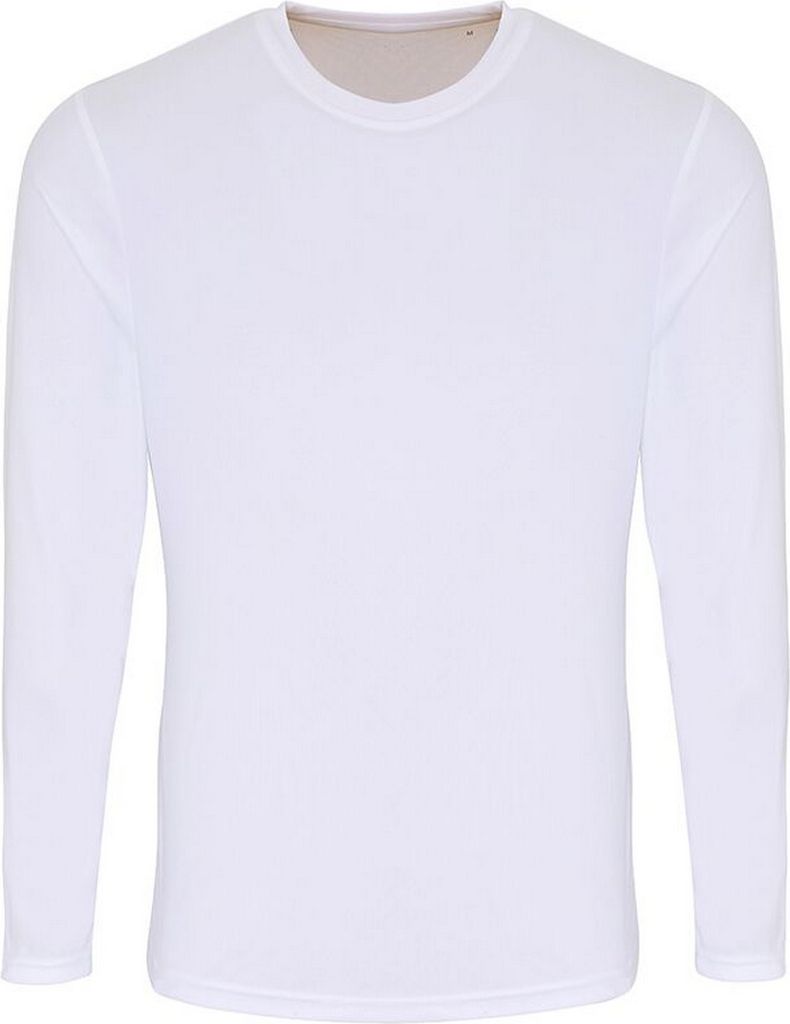 TriDri Herren Langarm Performance T-Shirt RW6543 (M) (Weiß)