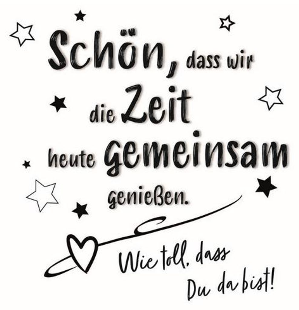 20 Servietten Zeit gemeinsam genießen 33x33cm Produktbild 
