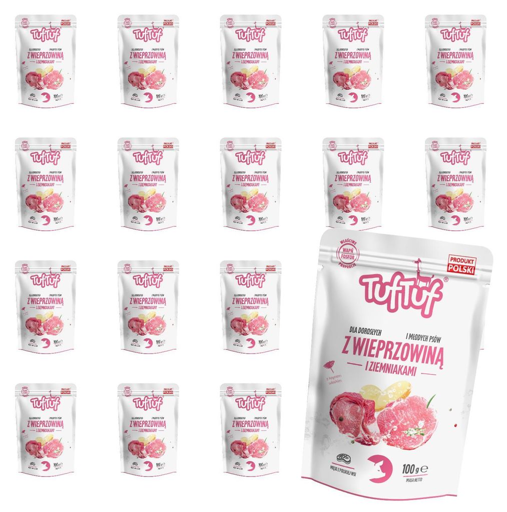 Hundefutter - SCHWEINEFLEISCH MIT KARTOFFELN - 2kg - Produktbild 