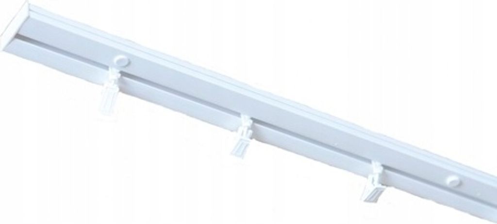 1- läufig 150 cm Gardinenstange Innenschiene Decke weiße Produktbild 