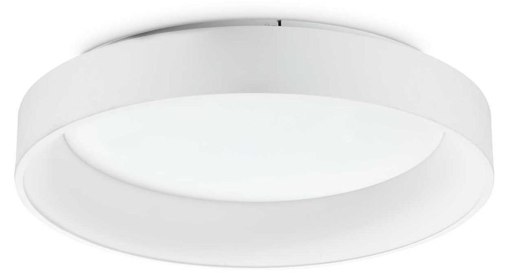 Moderne Deckenleuchte Ziggy Metall Weiß Led 42W 3000K Warmes Licht