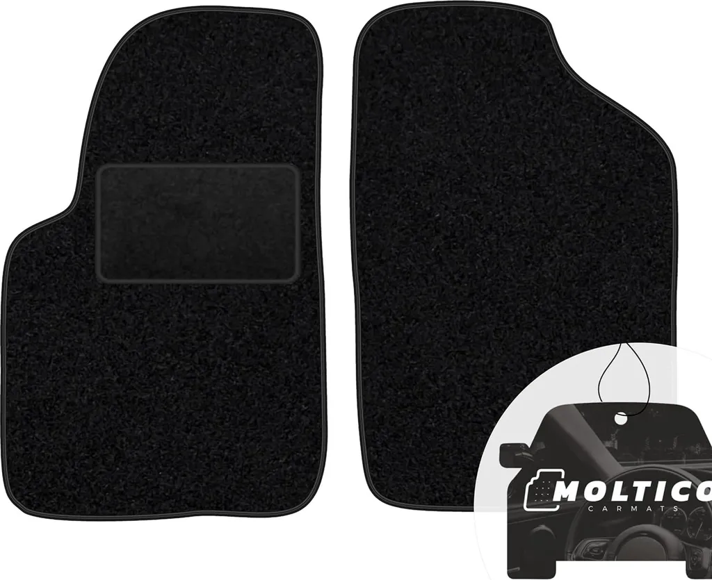 2 Tappeti Anteriori Citroen ZX (1991-1998) | moto-MOLTICO Velours Nero
