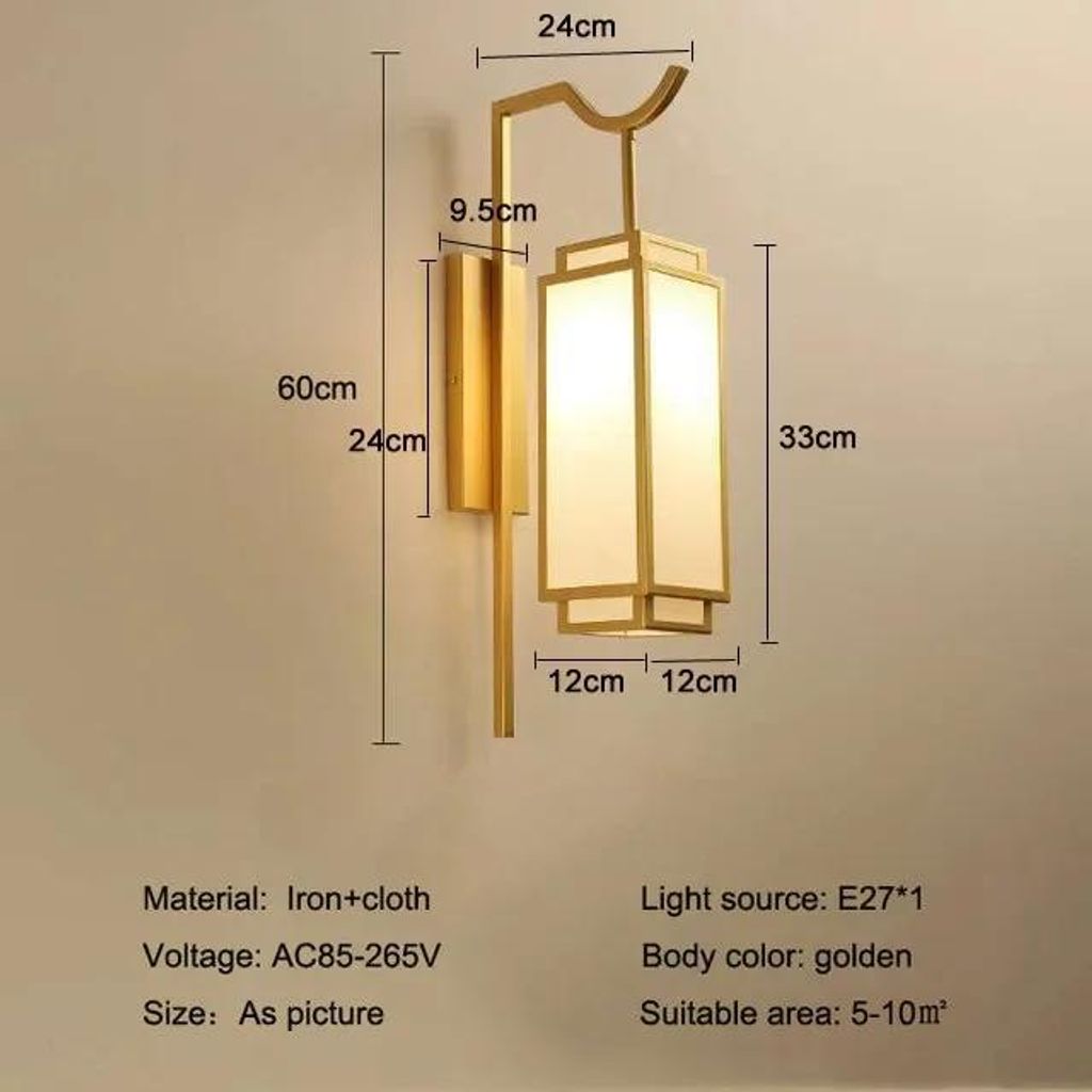 Wandleuchte, Moderner Stil, Vielseitige Verwendung, Kleine Größe Gold, warmes Licht