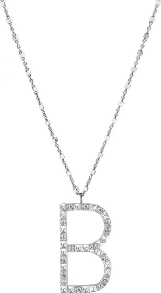 Rosato Gioielli RZCU02 Collana Iniziale B Argento Collezione Cubica