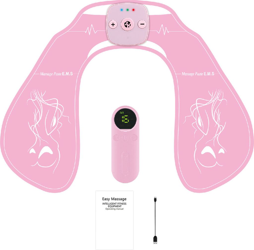 Booty Trainer mit Fernbedienung, 6 einstellbare Modi, Smart Hip Glute Toner, EMS-Muskelstimulator, Gesäßtrainings-Patch-Massagegerät, Trainingsg...