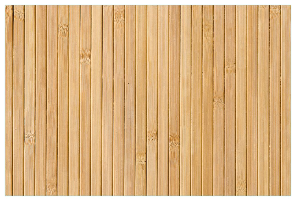 Wallario Küchenrückwand aus Glas, Größe: 90 x 60 cm, Motiv: Holzpanele hell | Spritzschutz | abwischbar | pflegeleicht | in
