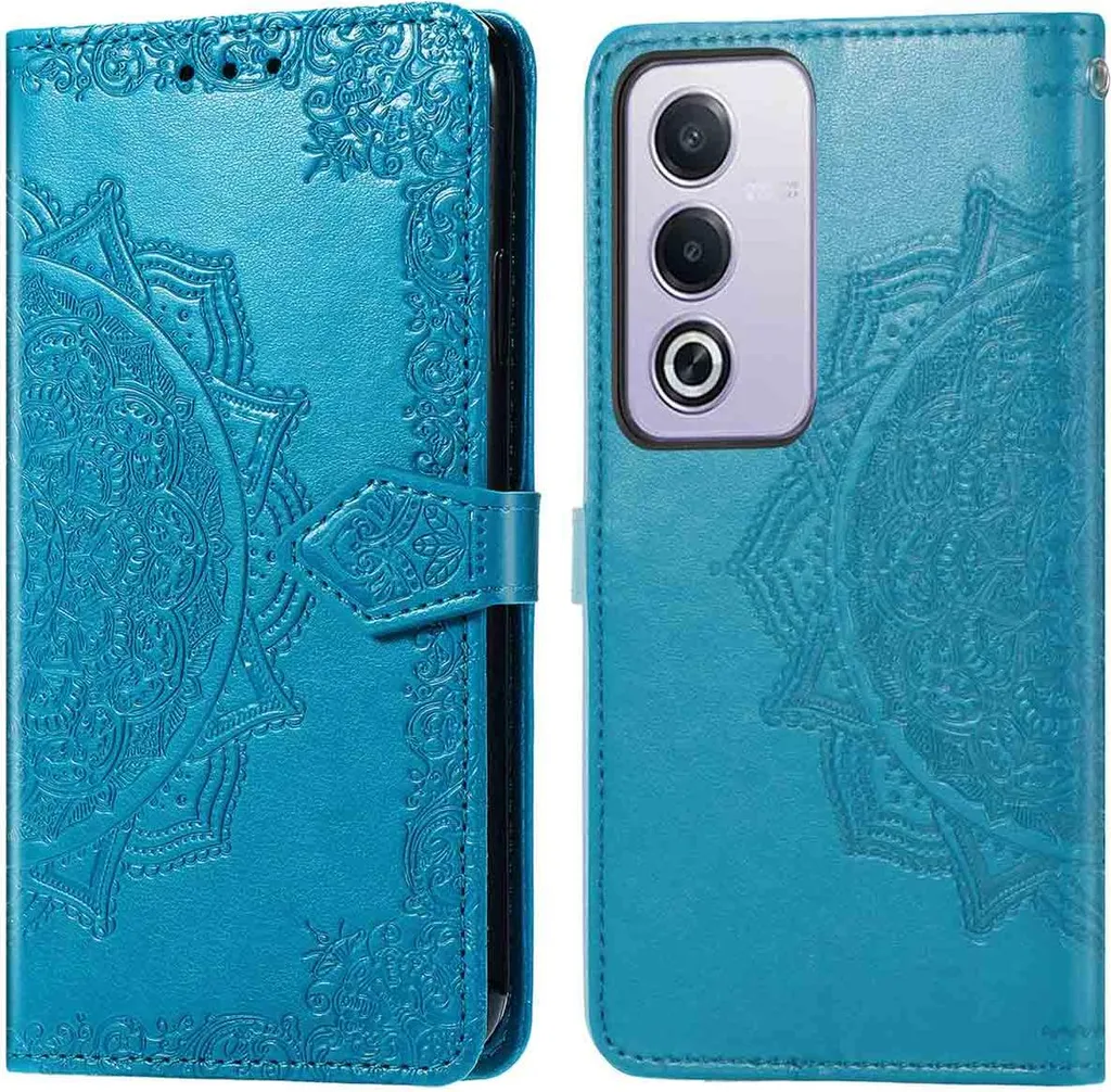 Custodia a Libro Antiurto imoshion per Oppo A40/A40M/A60 Mandala