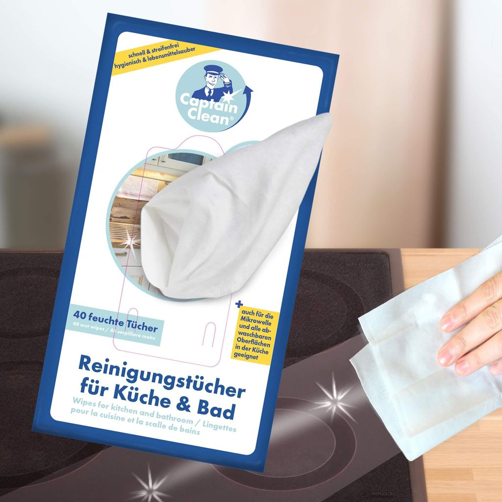 Produktbild von PICO Protect Kombi-Wipes – 50 Feuchte Reinigungstücher Für Werkstatt, Kfz & Haushalt, Mit Rauer Und Glatter Seite