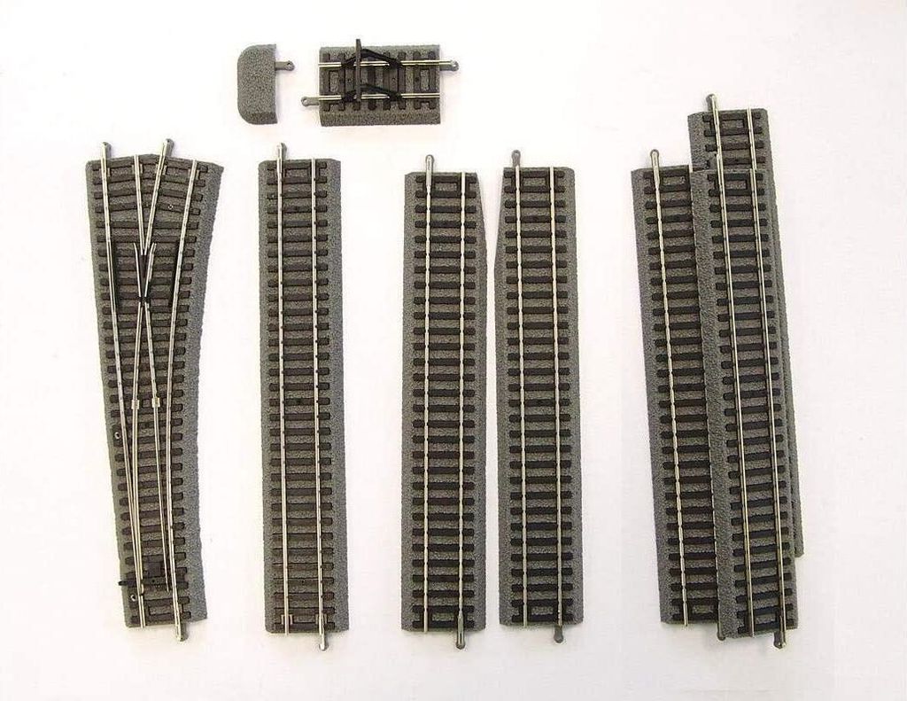 Piko 55311 H0 A-Gleis mit Bettung Set B