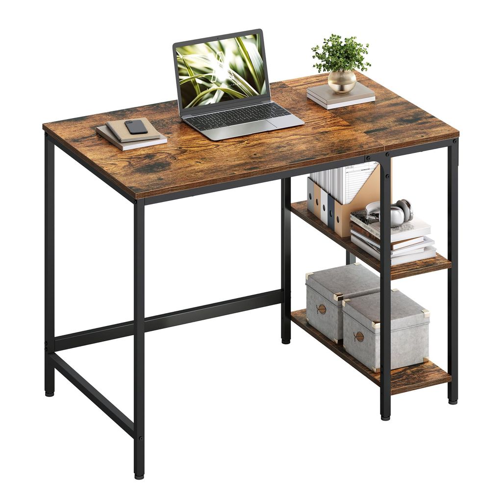 VASAGLE Computertisch mit 2 Regale Schreibtisch 100 x 75 x Produktbild 