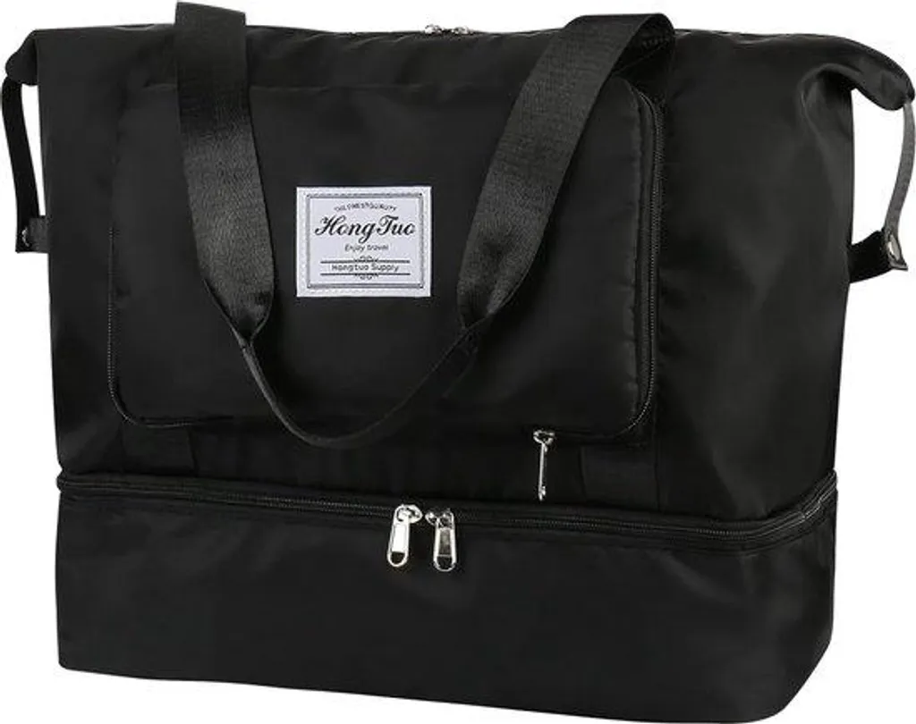 Valise de voyage souple 36 litres bagage à main noir et imperméable