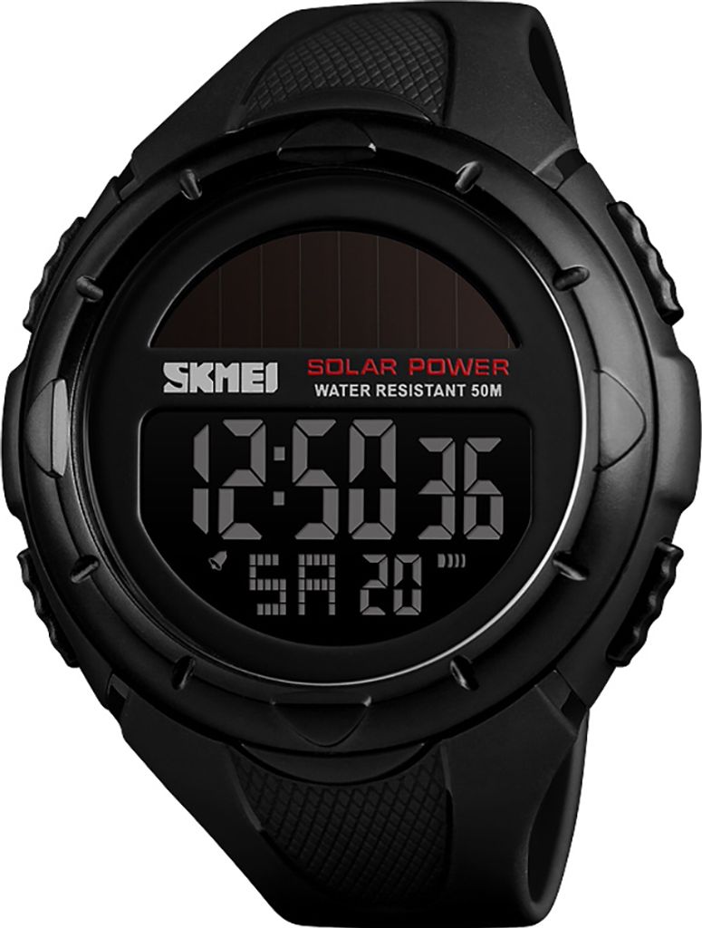 SKMEI 1405 Maenner Analog Digitaluhr Mode Laessig Sport Armbanduhr 5ATM Wasserdichte Lederband Hintergrundbeleuchtung Multifunktionale Uhren Relogi...