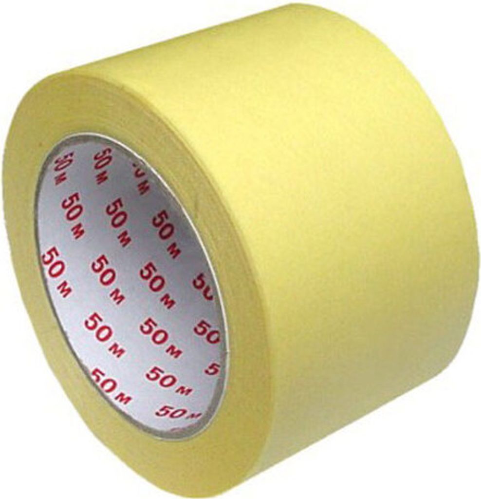 16x Kreppband Kreppklebeband Abdeckband CLASSIC gelb 75mm x 50m