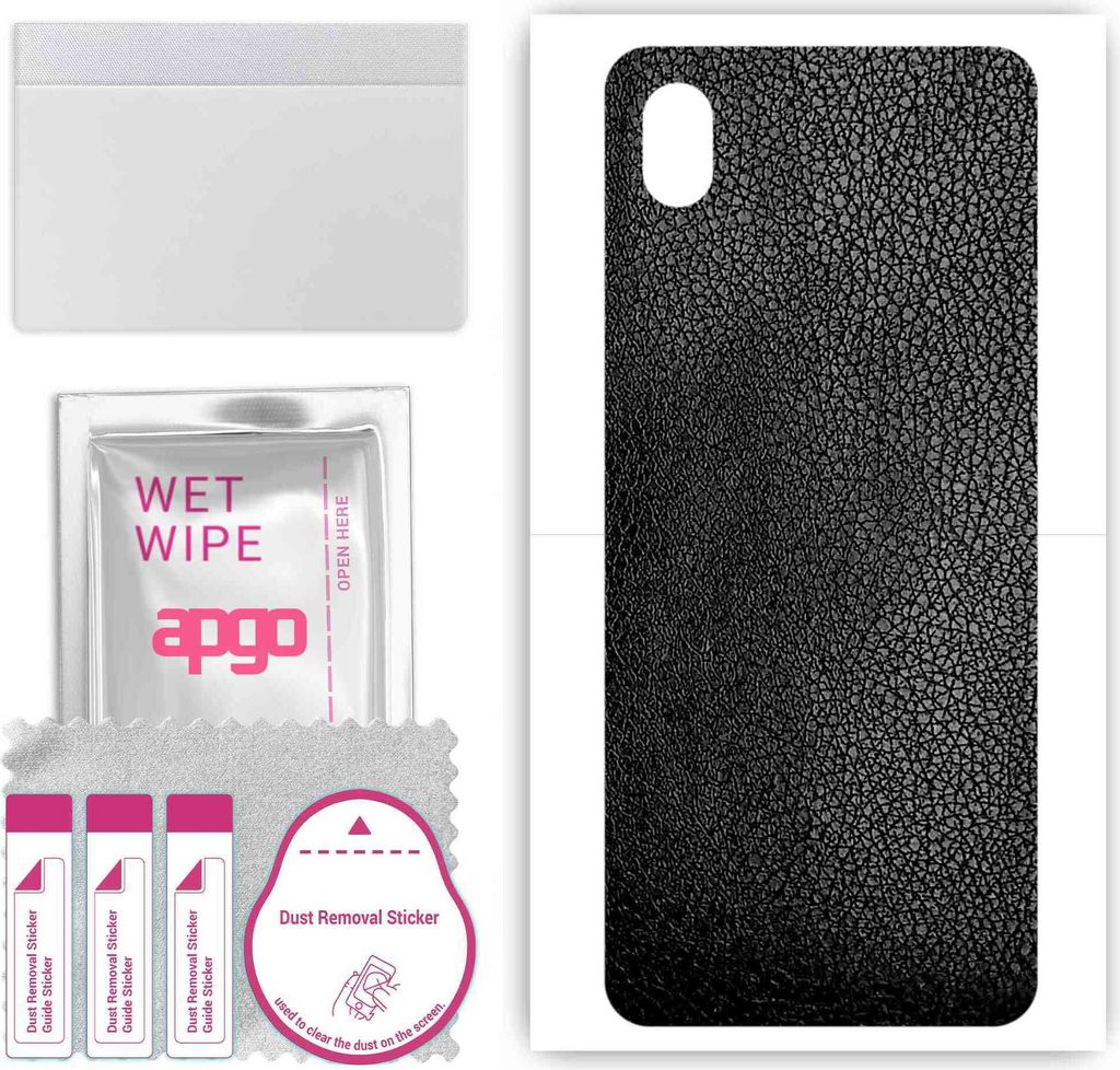 apgo Rückseite Schutzfolie, Skin, kompatibel mit Samsung Galaxy A3 Core, Hinten Displayschutzfolie aus Vinylfolie, kratzfest, einfache Montage - S...