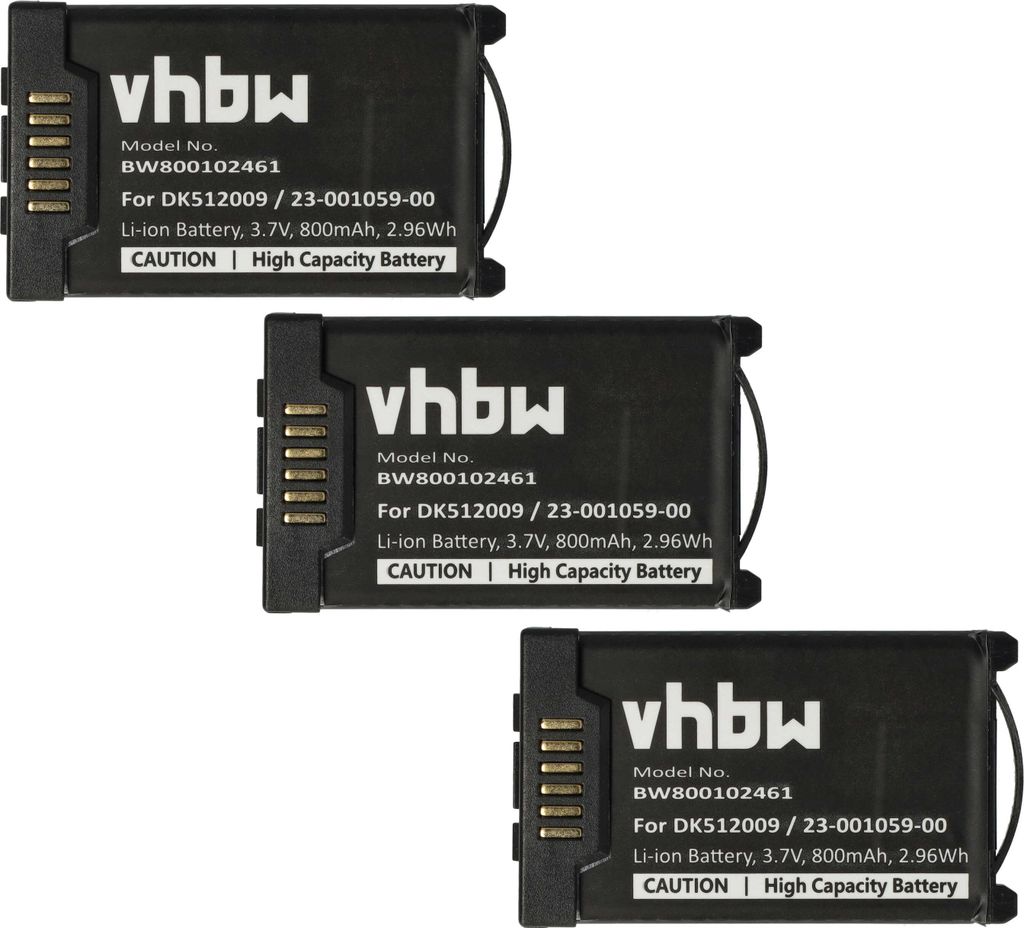 vhbw 3x Akku kompatibel mit Mitel 612d, 622d, 632d, 620d, Produktbild 