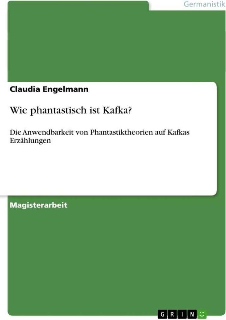 Wie phantastisch ist Kafka?
