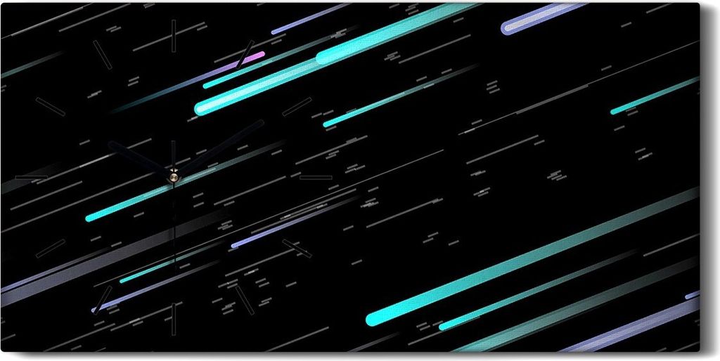 Dekor Leinwand Uhr Wandbilder 60x30 Wand Kunst Produktbild 