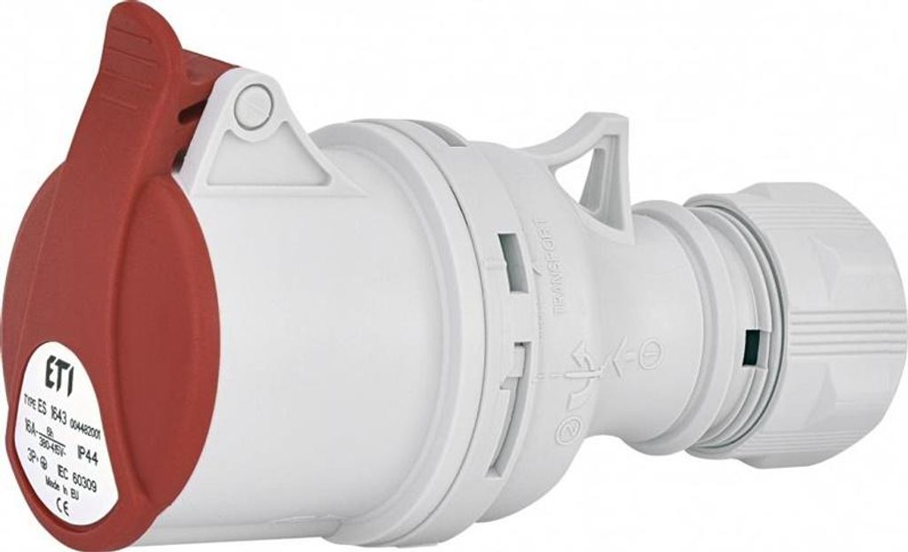 Eti Es 1643 16A. 400V. 3P+Pe. Lizdasip44