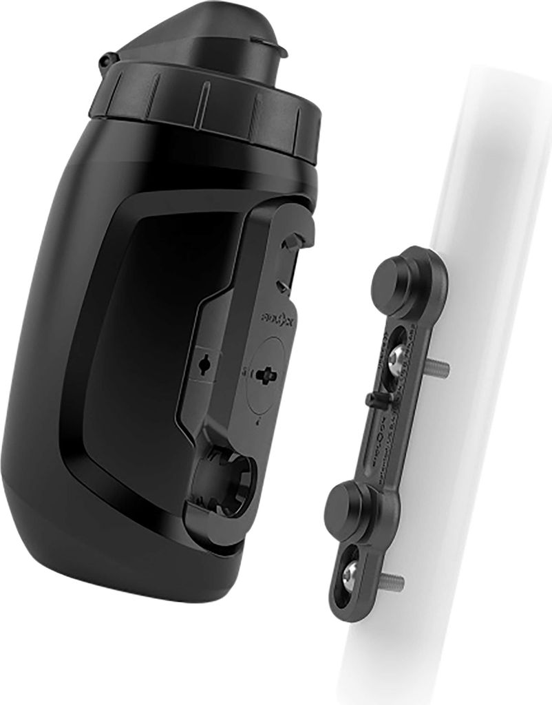 Fidlock TWIST SET FLASCHE SCHWARZ 450 ml – RAHMENHALTERUNG