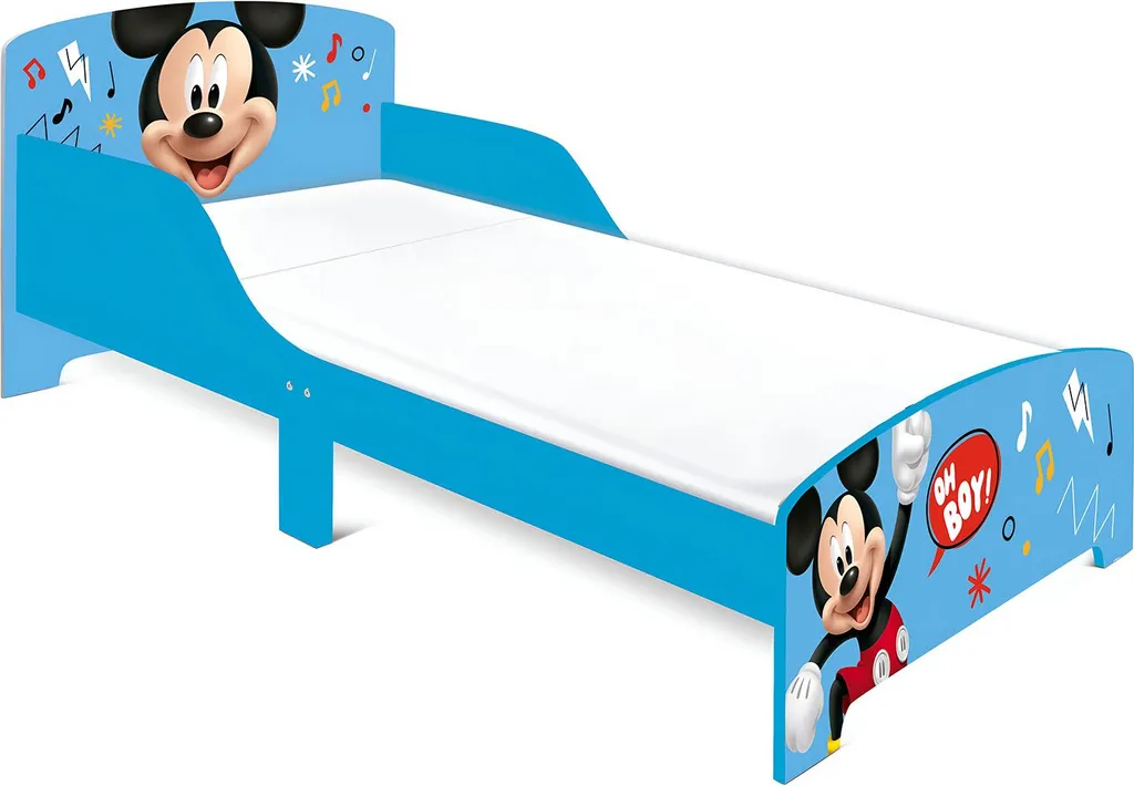 Lit junior Mickey Disney 140x70 cm idéal transition premier lit