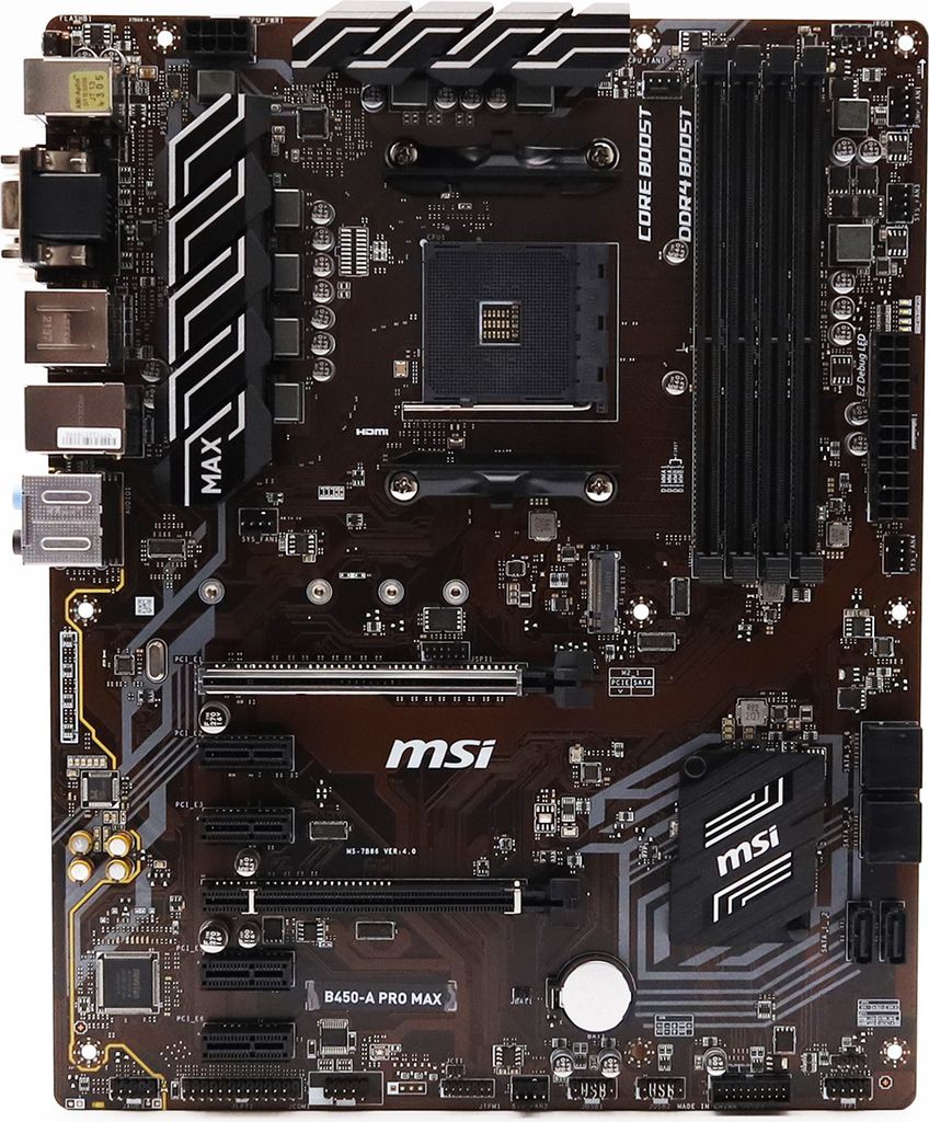 Msi B450-A Pro Max                  B450 Produktbild 