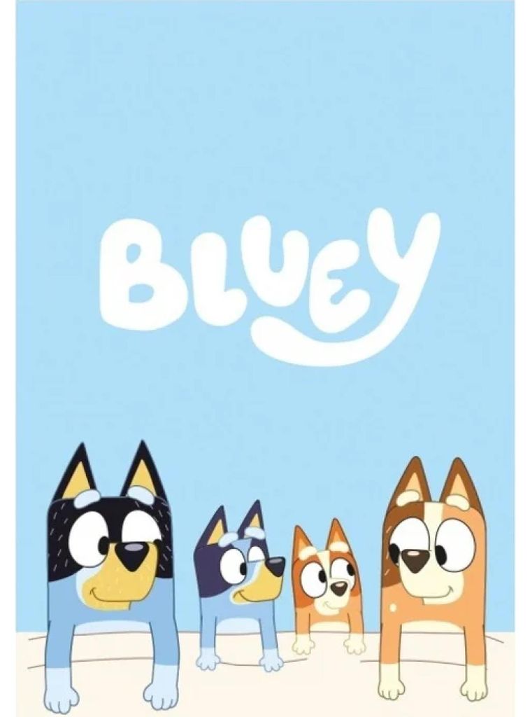 Baumwollhandtuch 70x140 Bluey der Hund Produktbild 