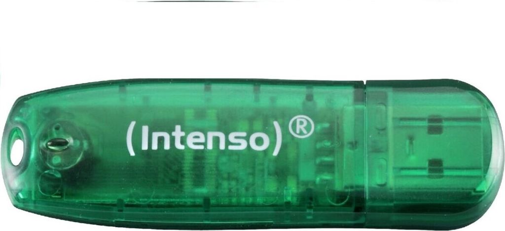 Intenso USB  Rainbow Line - 8 GB - Grün Produktbild 
