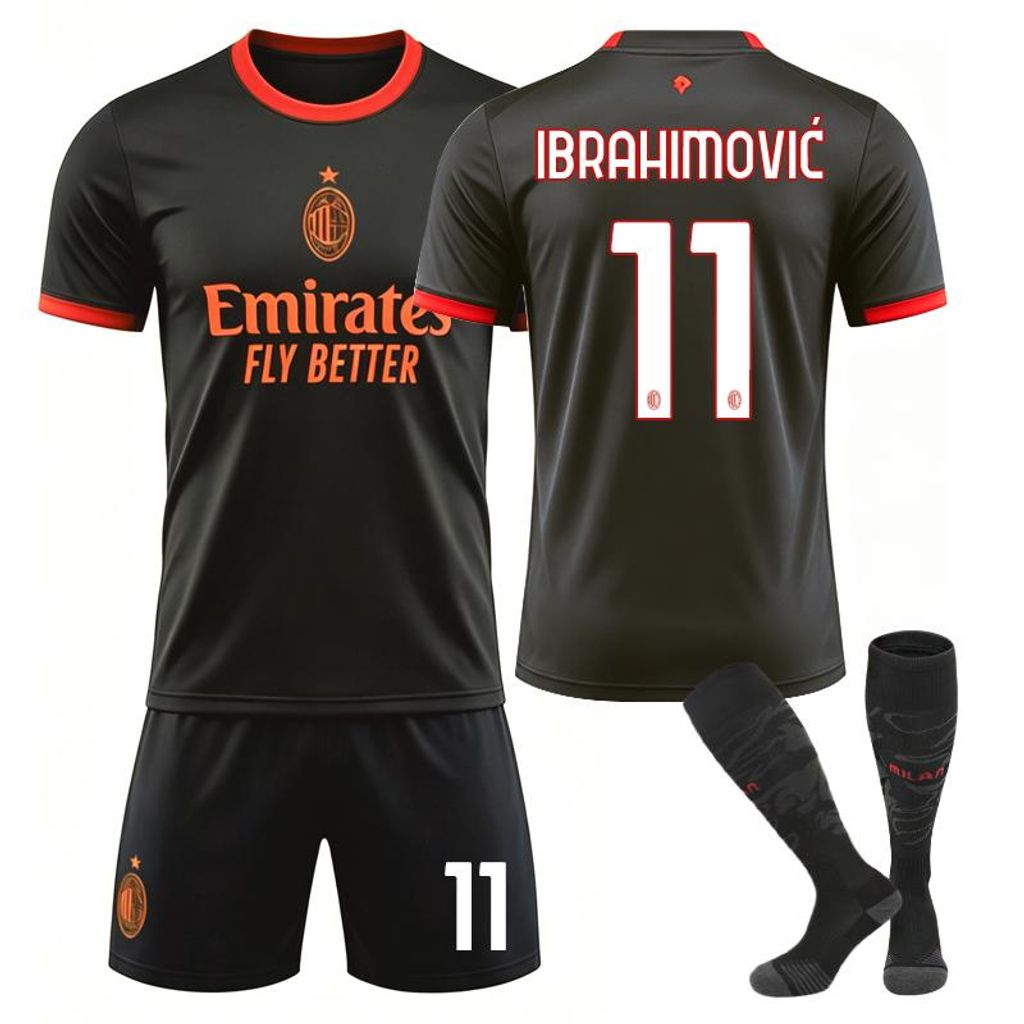 #11 IBRAHIMOVIC Maglia da calcio da trasferta del Milan Immagine del prodotto 