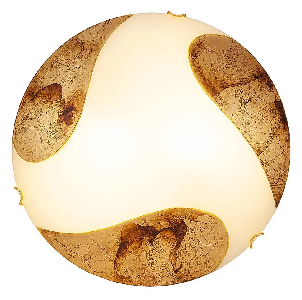 Plafonnier salon ou chambre spots dorés pour ambiance chaleureuse