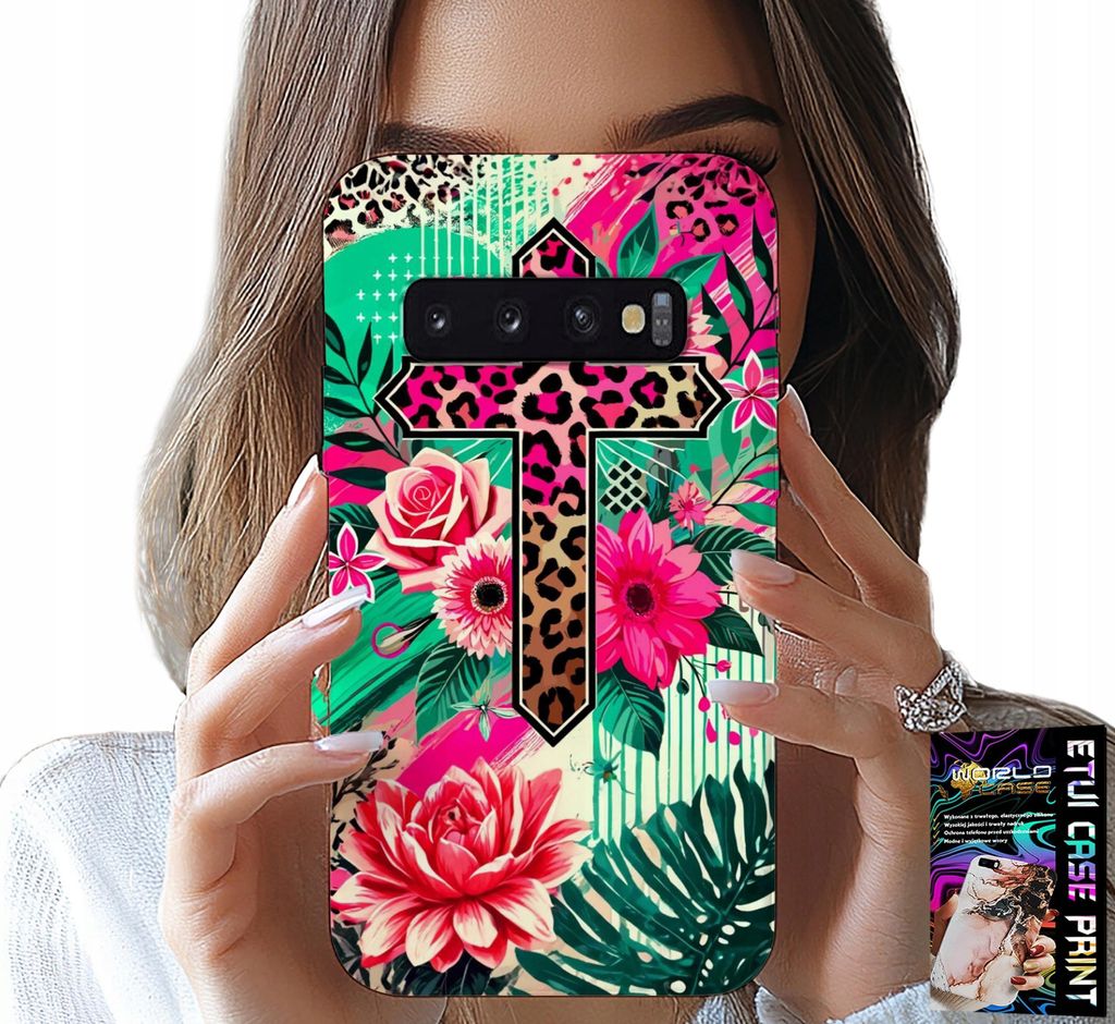 Fall Für Samsung Galaxy S10 - Kreuz, Rose Christentum Jesus Zurück