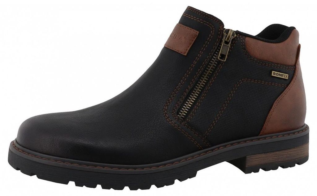 Romika Herrenschuhe Stiefel Schwarz Freizeit, Schuhgröße:45 EU
