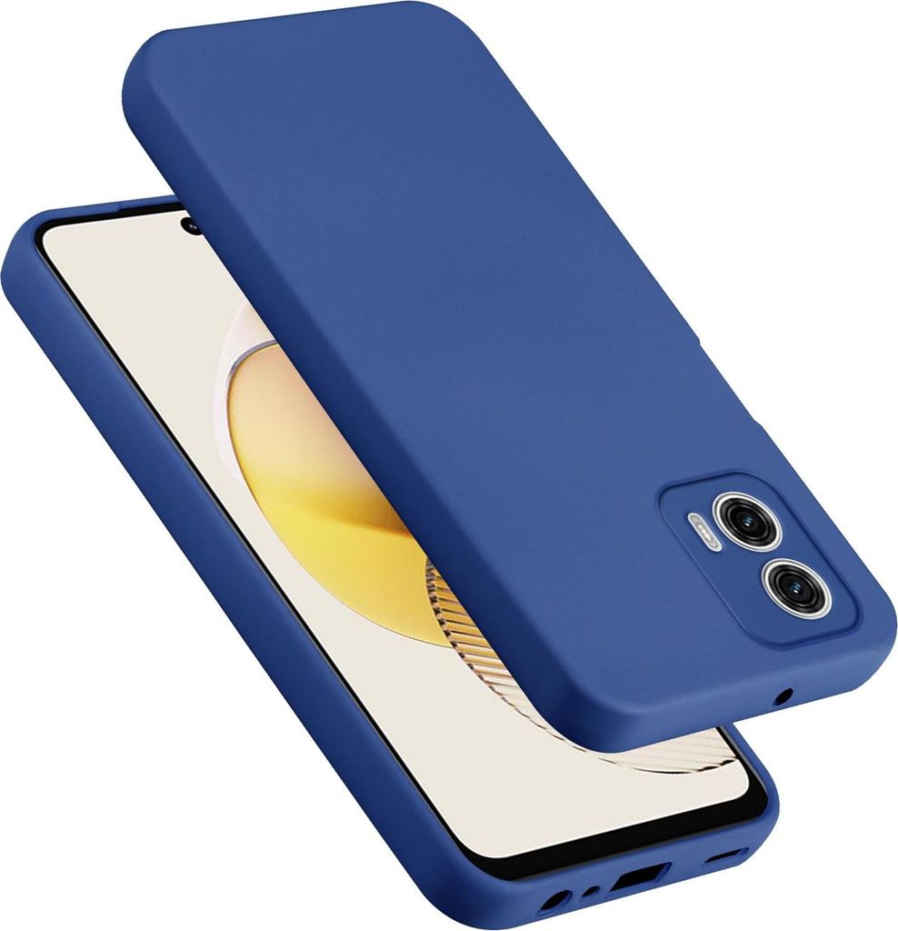 Cadorabo Hülle für Motorola Moto G73 Hülle Silikon Handyhülle Case aus flüssigem Silikon, Kratzfeste und stoßfeste Schutzhülle für Motorola...
