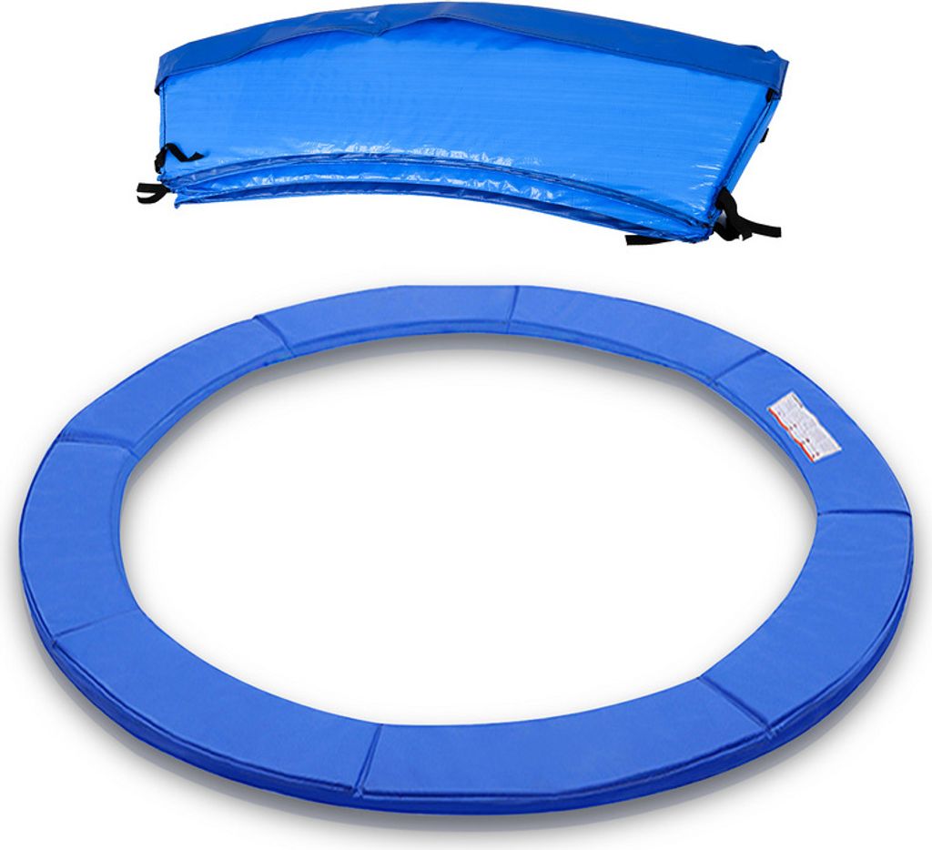 Jiubiaz Trampolin Randabdeckung, Ø 244 cm Blau Federabdeckung, Randschutz, Sicherheitsmatte, UV-resistent, reißfestes Trampolinzubehör Trampolin...