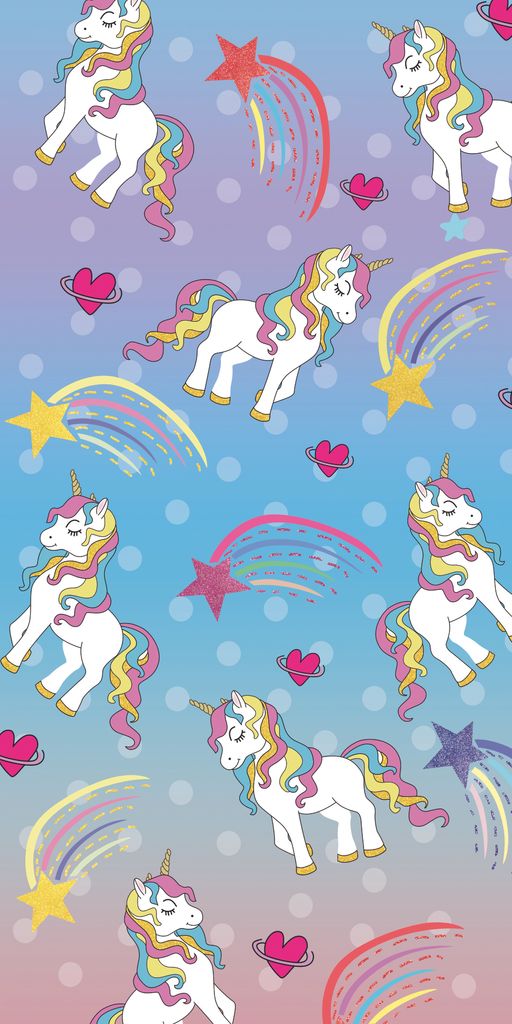 FEBE Strandtuch XXL 100x180 cm Unicorn Badetuch Groß 100% Mikrofaser Handtuch Stranddecke Sommer-Handtüch